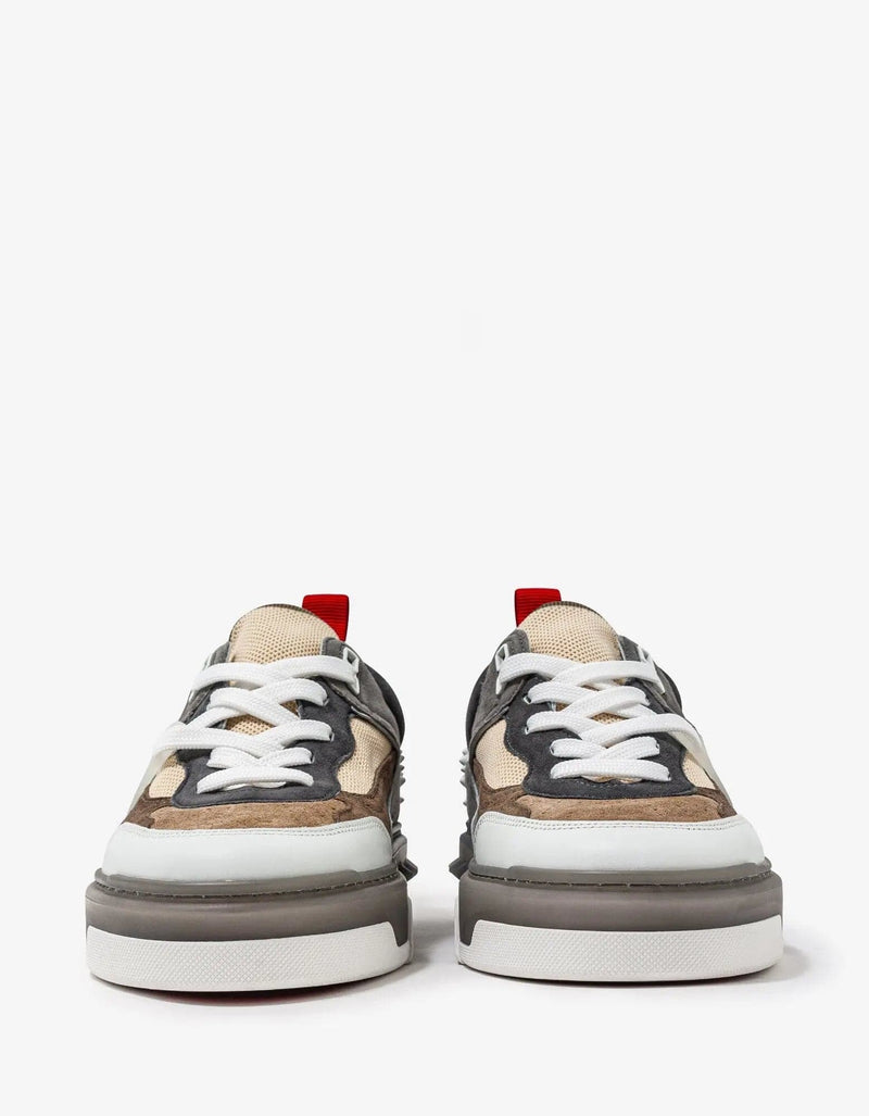 Christian Louboutin - Christian Louboutin Astroloubi Grey & Brown Trainers -