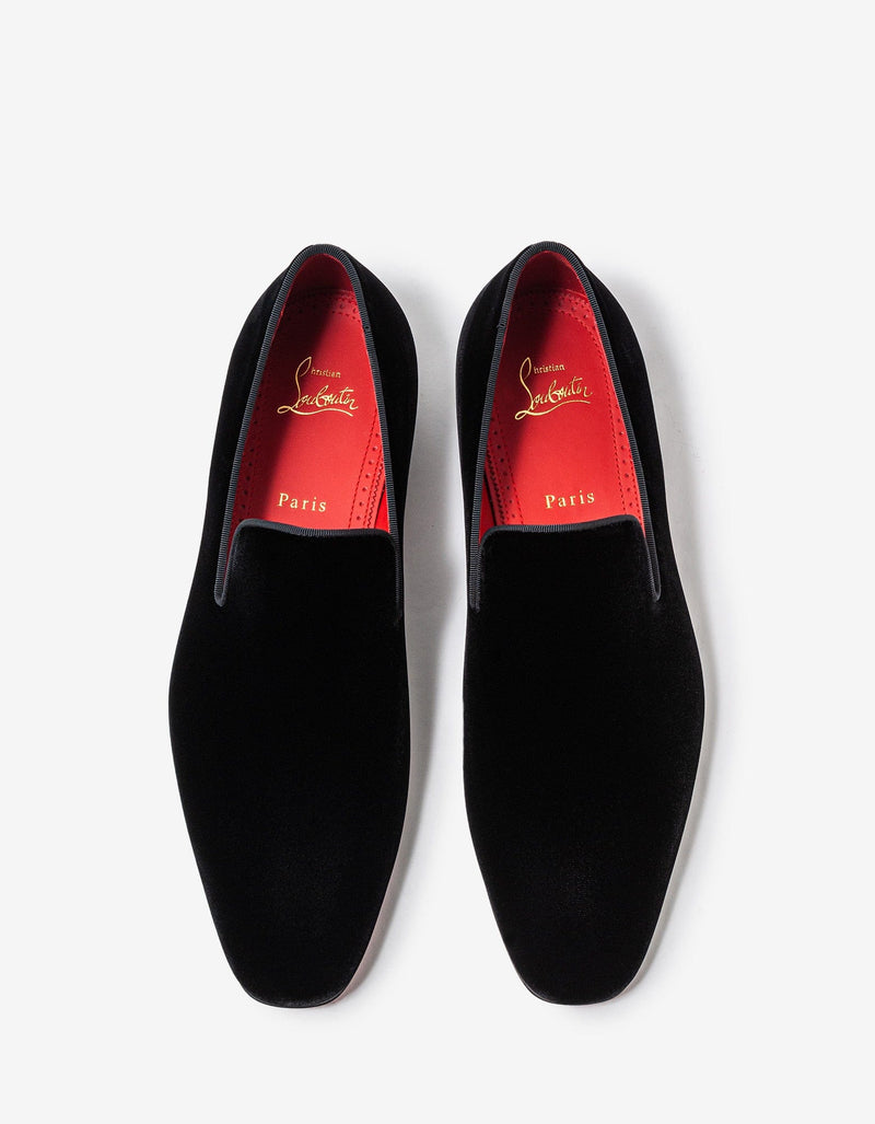 Christian Louboutin Christian Louboutin Dandyrocks Black Velvet Loafer