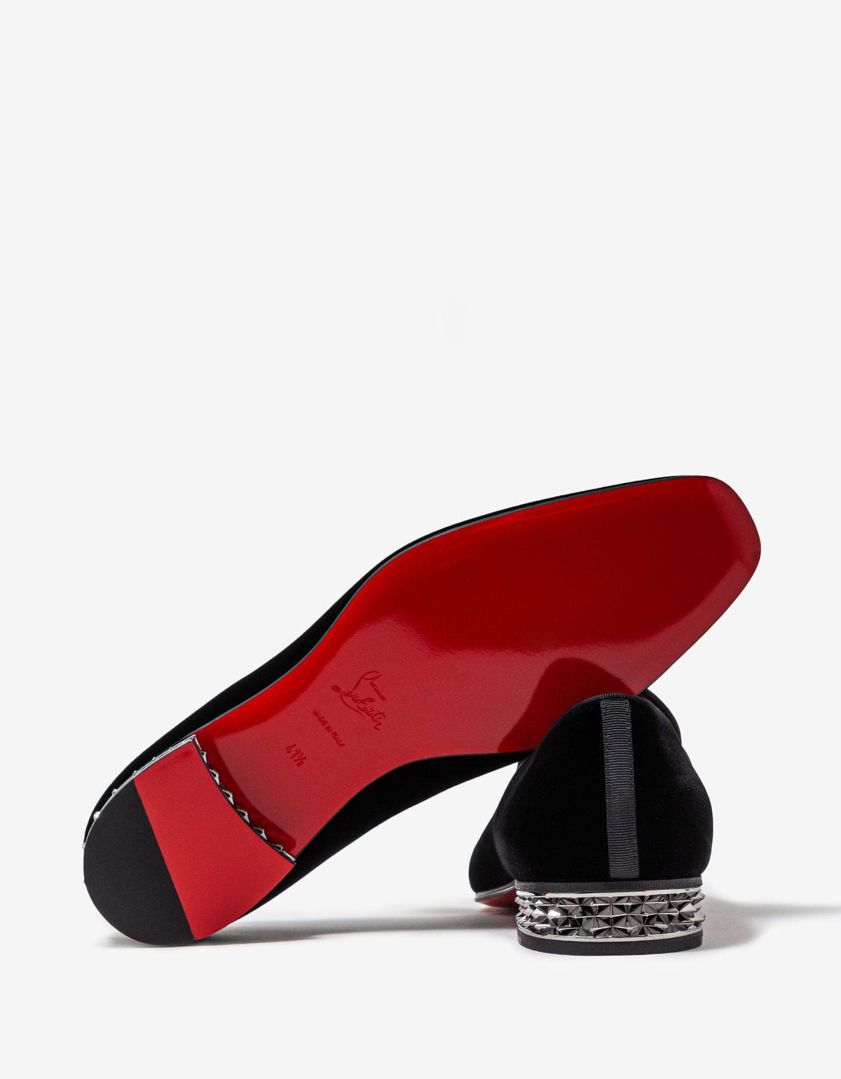 Christian Louboutin Christian Louboutin Dandyrocks Black Velvet Loafer