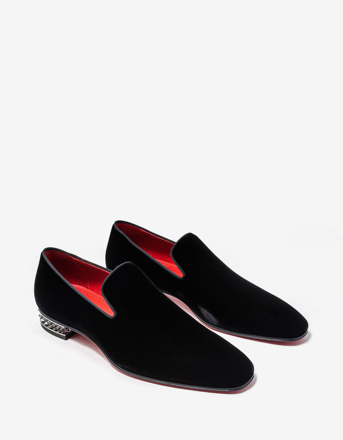 Christian Louboutin Christian Louboutin Dandyrocks Black Velvet Loafer