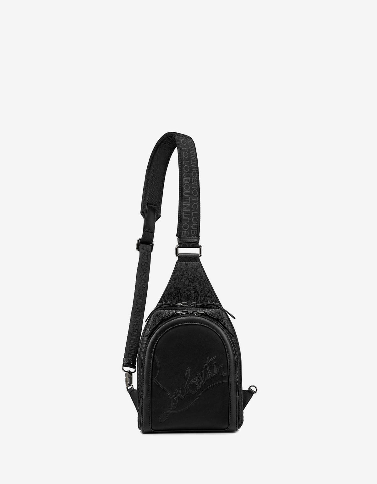 Christian Louboutin - Christian Louboutin Loubifunk Black Backpack -