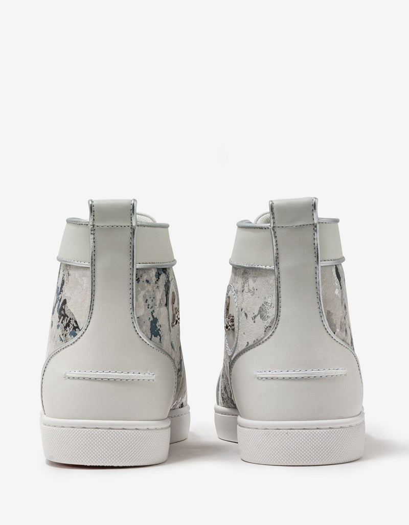 Christian Louboutin - Christian Louboutin Louis Orlato Flat Gravity White High Top Trainers -