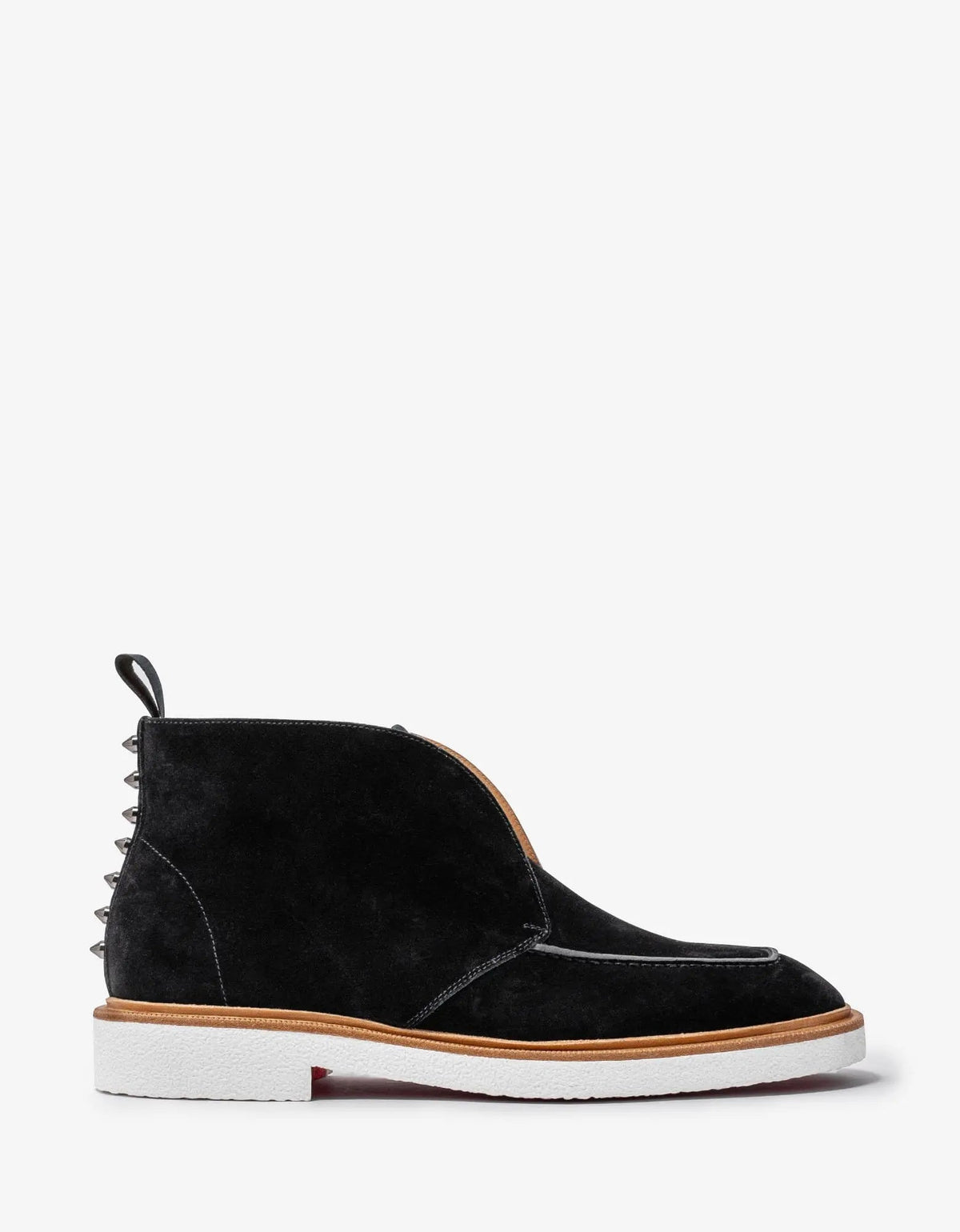 Christian Louboutin - Citycrepe Black Suede Ankle Boots -