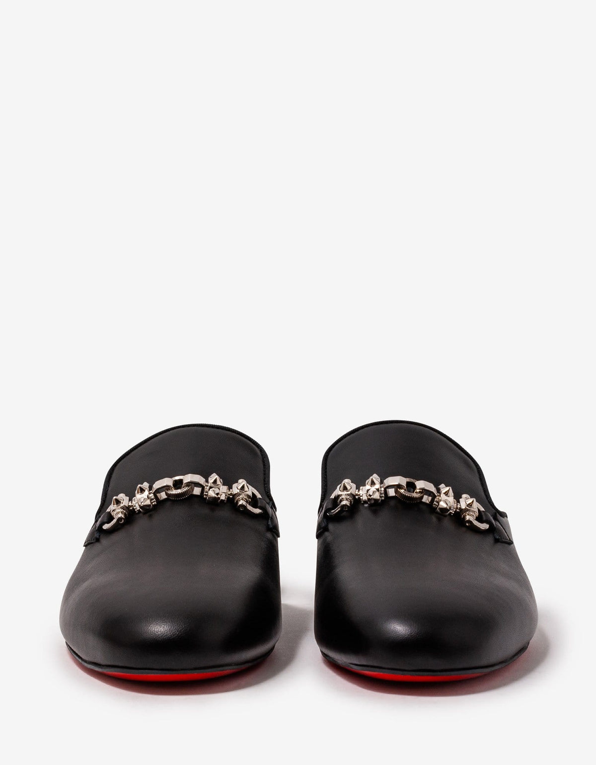 Christian Louboutin Coolito Swing Black Leather Mules