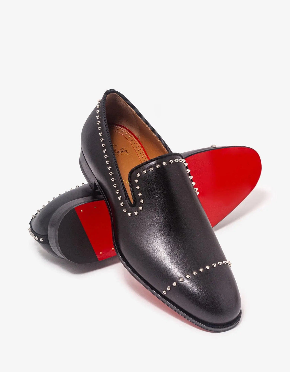 Christian Louboutin - Dandy Cloo Flat Black Loafers -