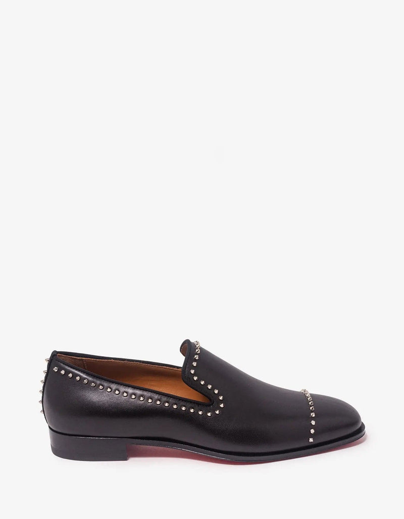 Christian Louboutin - Dandy Cloo Flat Black Loafers -