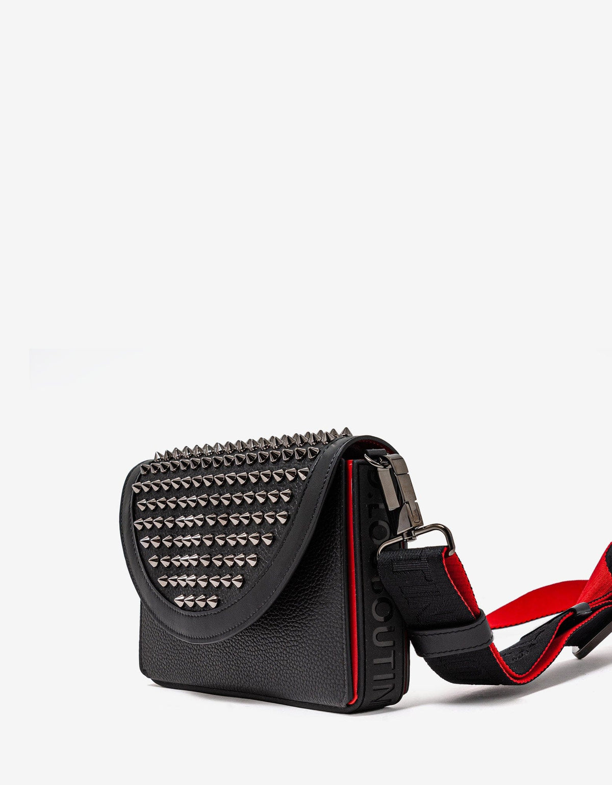 Christian Louboutin Explorafunk Black Strap Wallet -