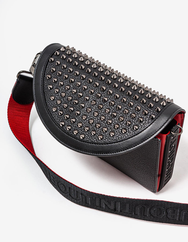 Christian Louboutin Explorafunk Black Strap Wallet -