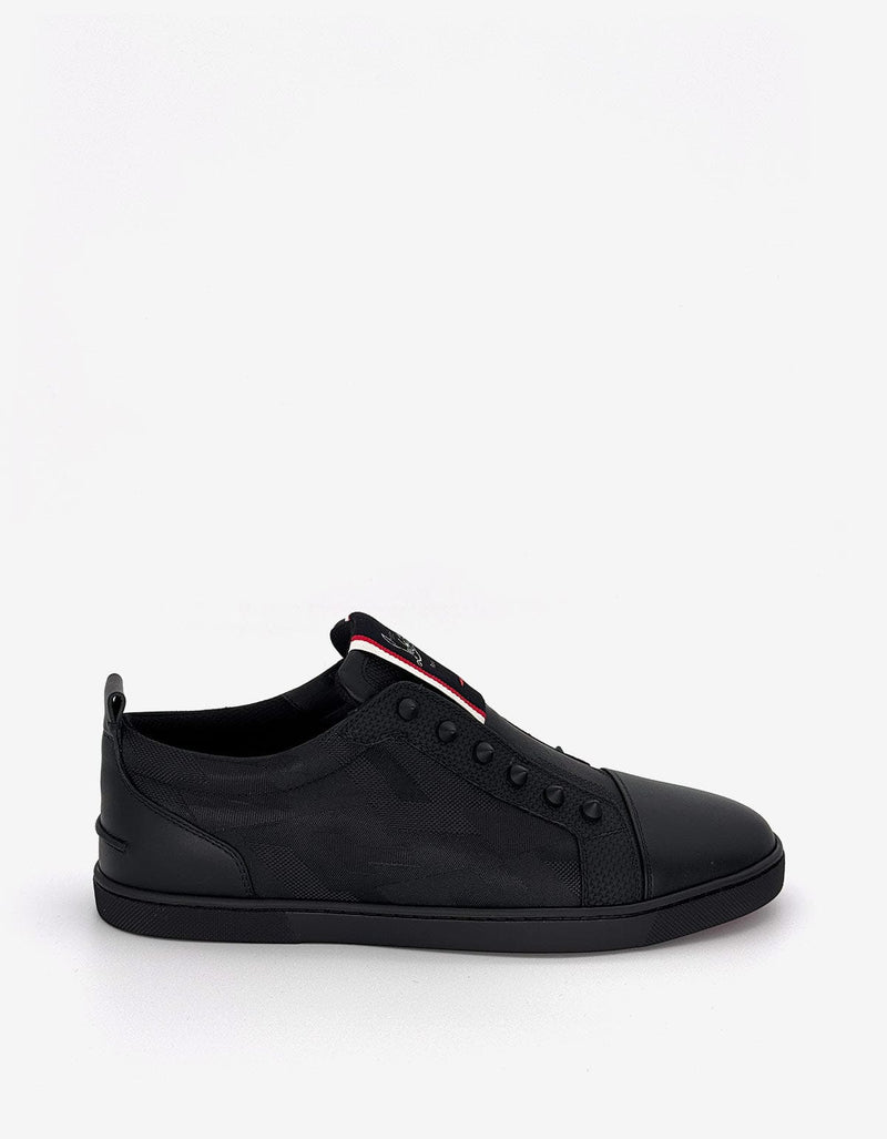 Christian Louboutin F.A.V Fique A Vontade Germoetric Black Trainers