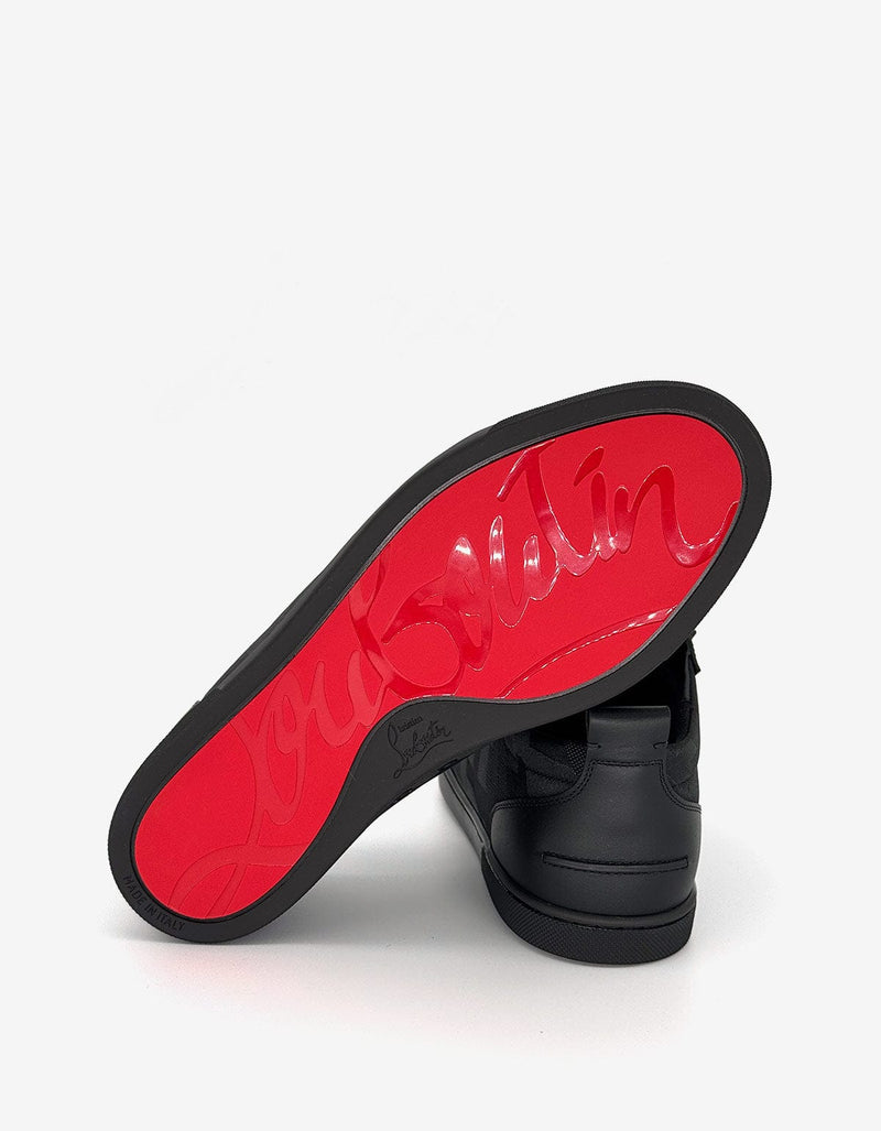 Christian Louboutin F.A.V Fique A Vontade Germoetric Black Trainers