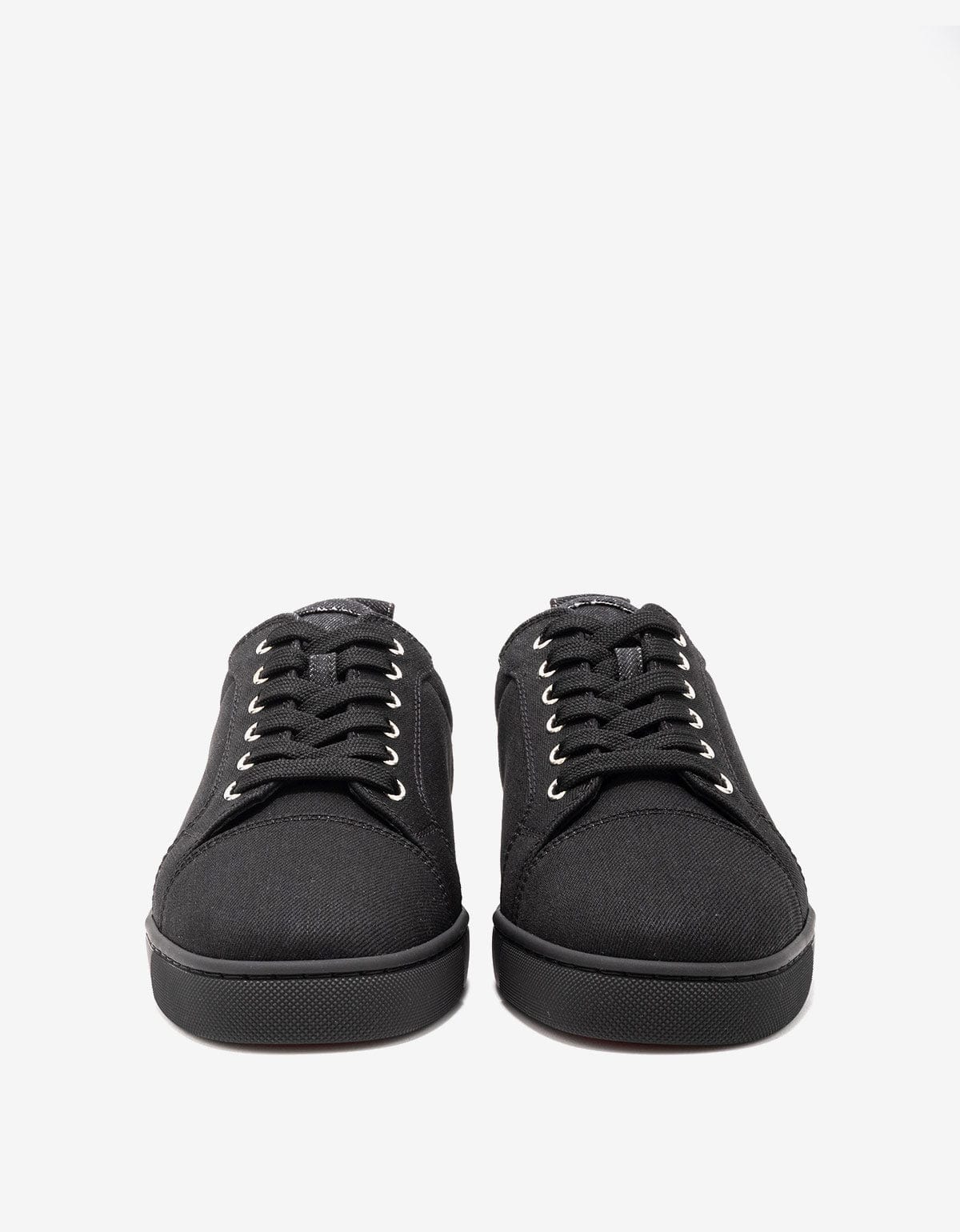 Christian Louboutin Fun Louis Junior Black Denim Trainers