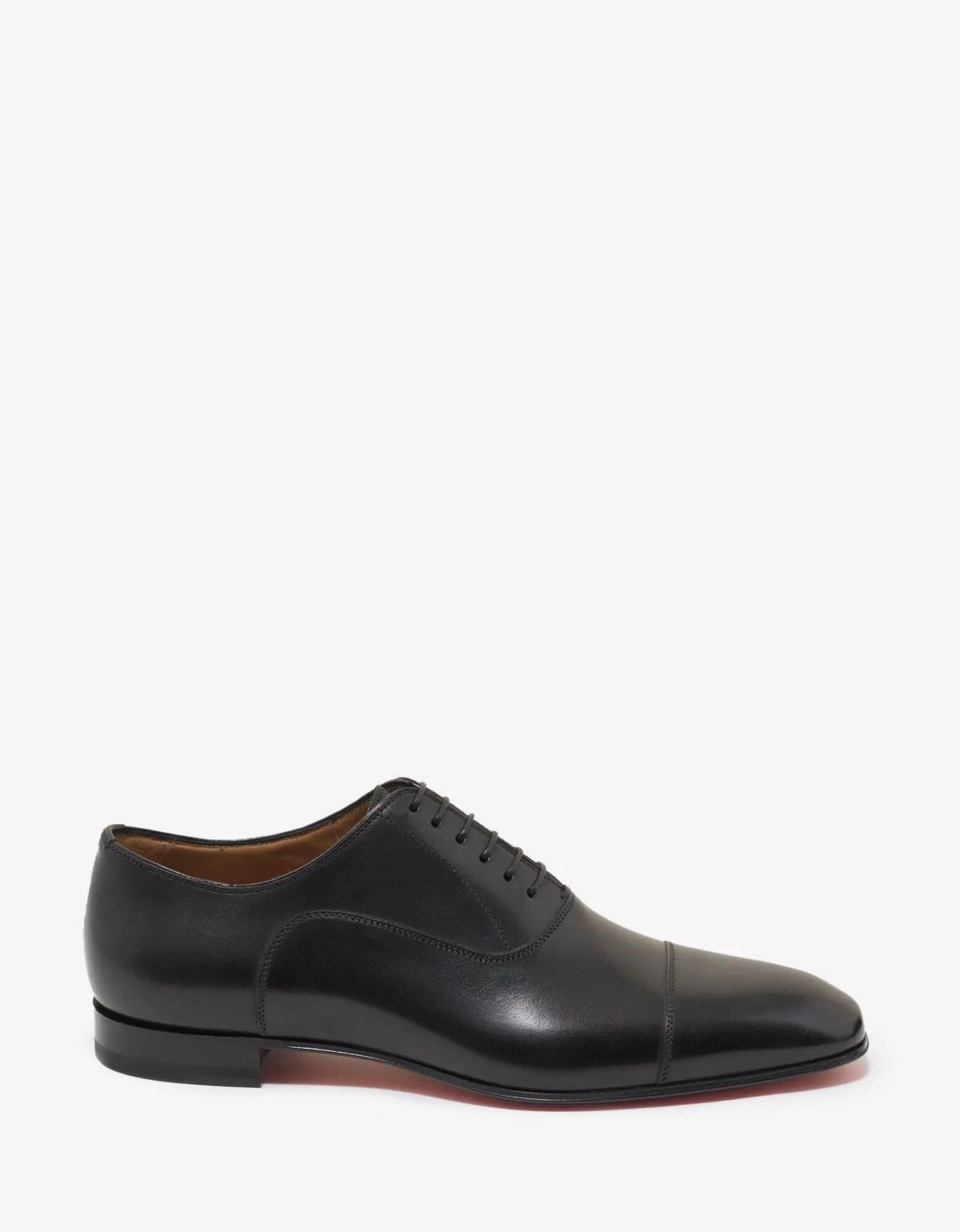 Christian Louboutin - Greggo Black Leather Oxford Shoes -