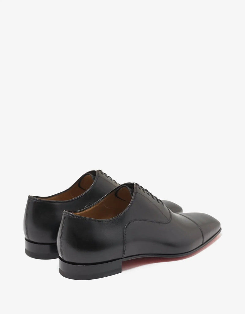 Christian Louboutin - Greggo Black Leather Oxford Shoes -