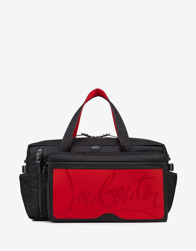 Christian Louboutin Loubideal Black Sneaker Sole Sports Bag -