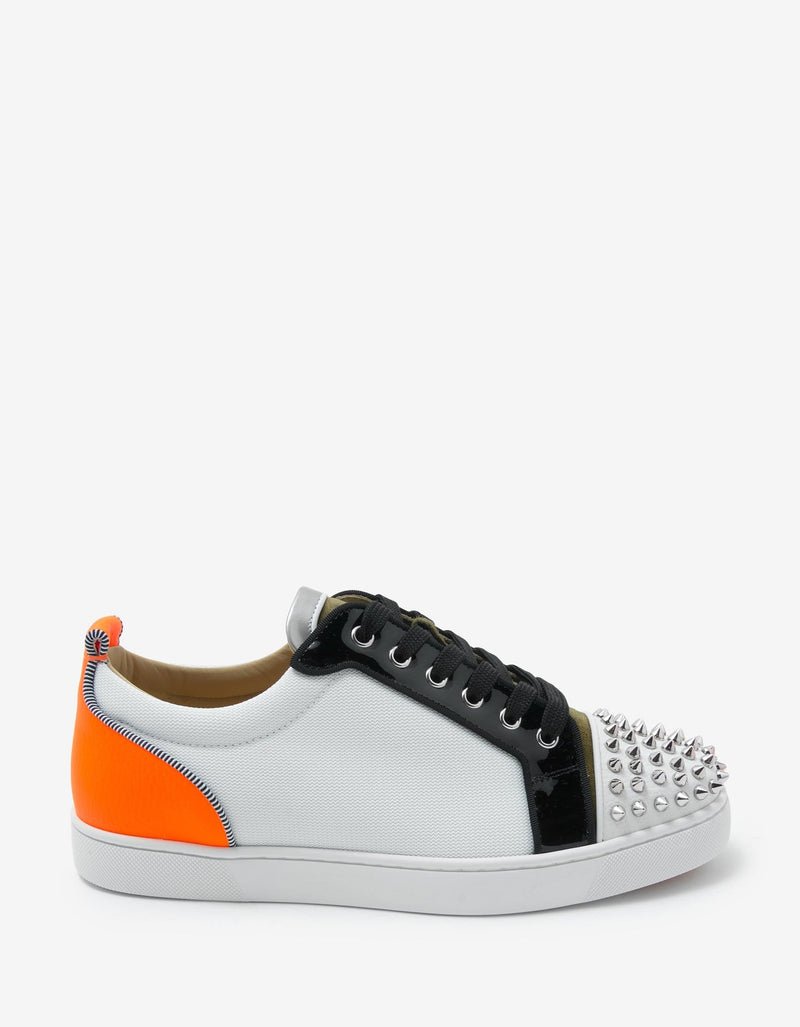 Christian Louboutin Louis Junior Spikes Orlato Multi-Panelled Trainers