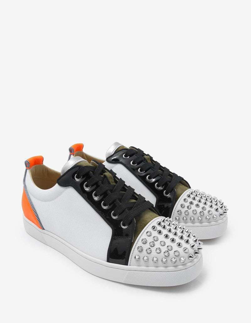 Christian Louboutin Louis Junior Spikes Orlato Multi-Panelled Trainers