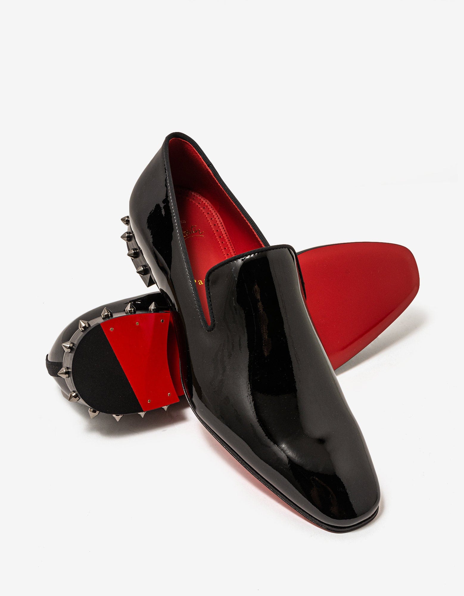 Christian Louboutin Marquees Black Patent Shoes