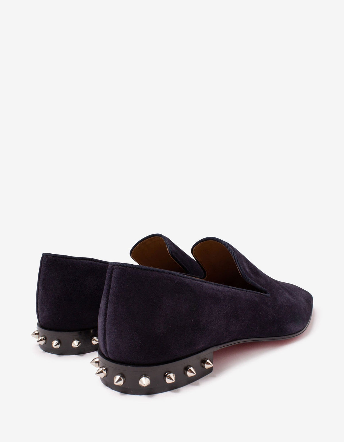 Christian Louboutin - Marquees Ocean Blue Suede Leather Loafers -