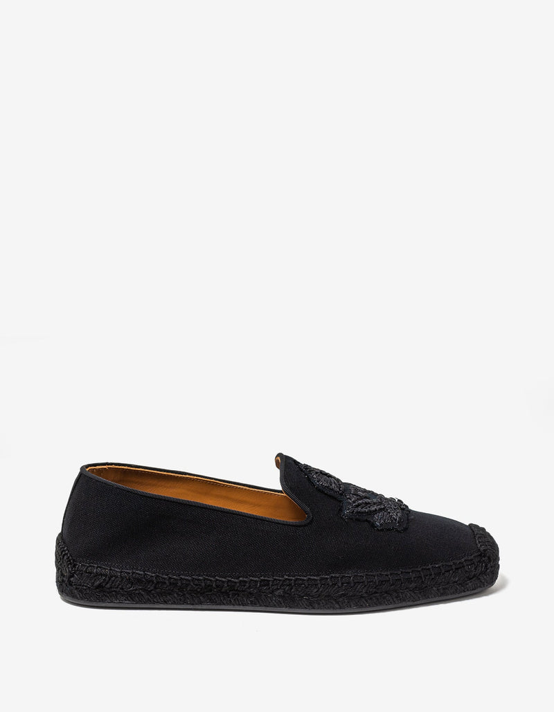 Christian Louboutin Nanou Max Black Espadrilles