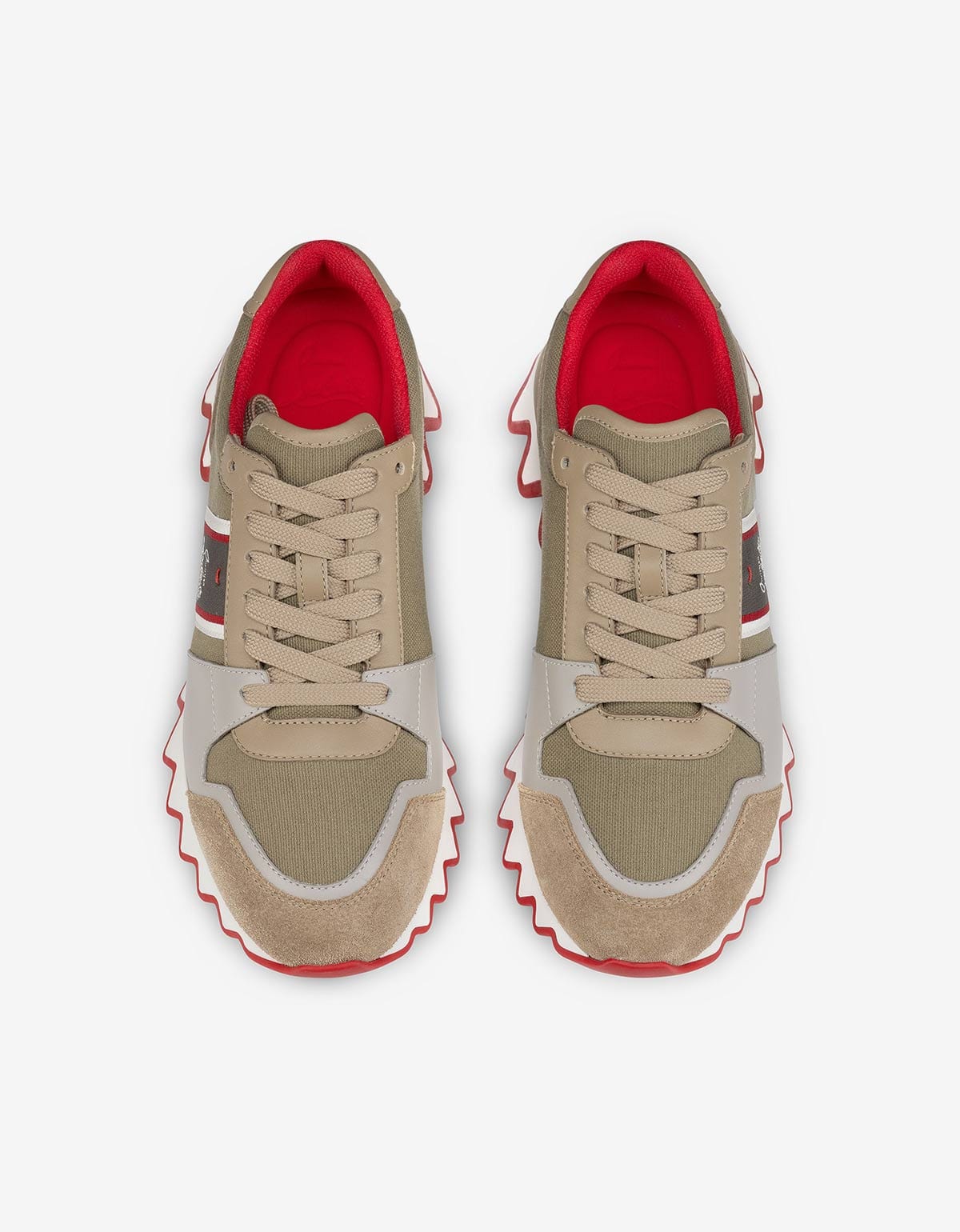 Christian Louboutin Nastroshark Saharienne Beige Trainers