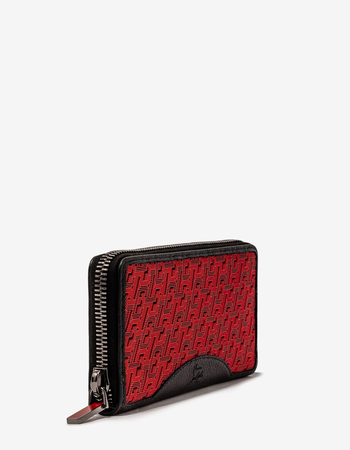 Christian Louboutin Panettone CL Logo Black Wallet