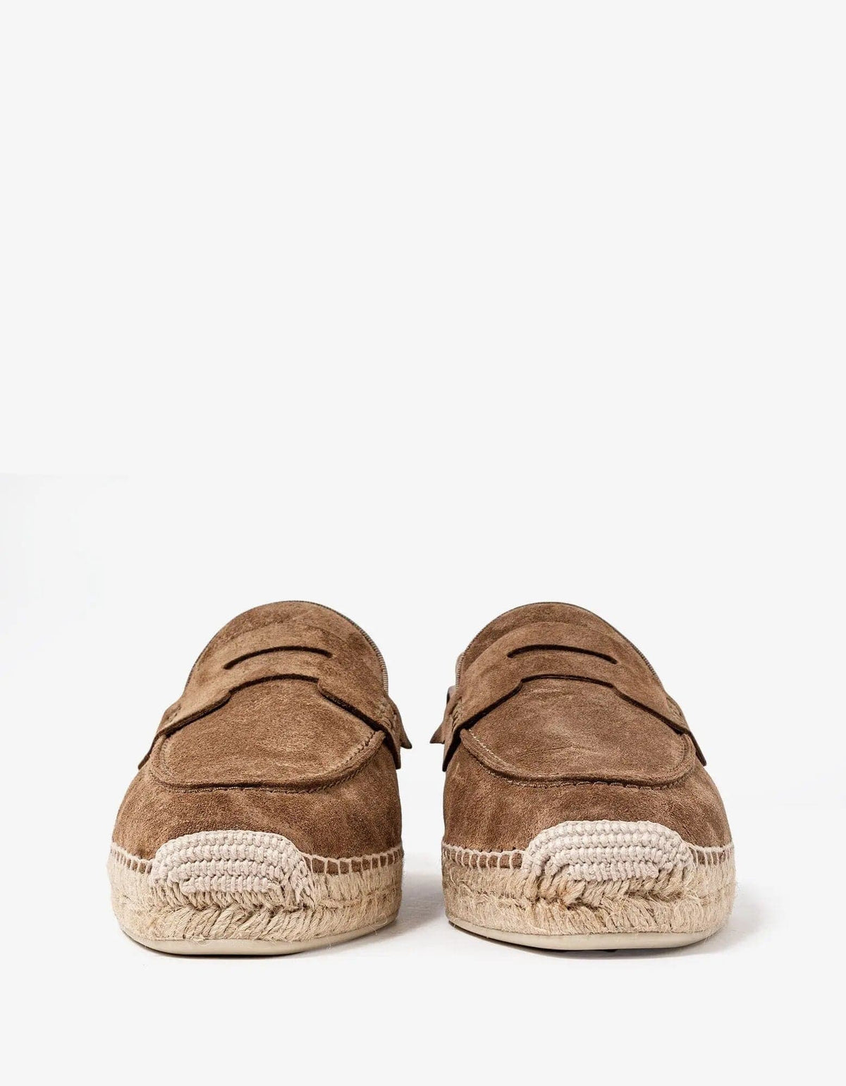 Christian Louboutin Paquepapa No Back Brown Espadrilles