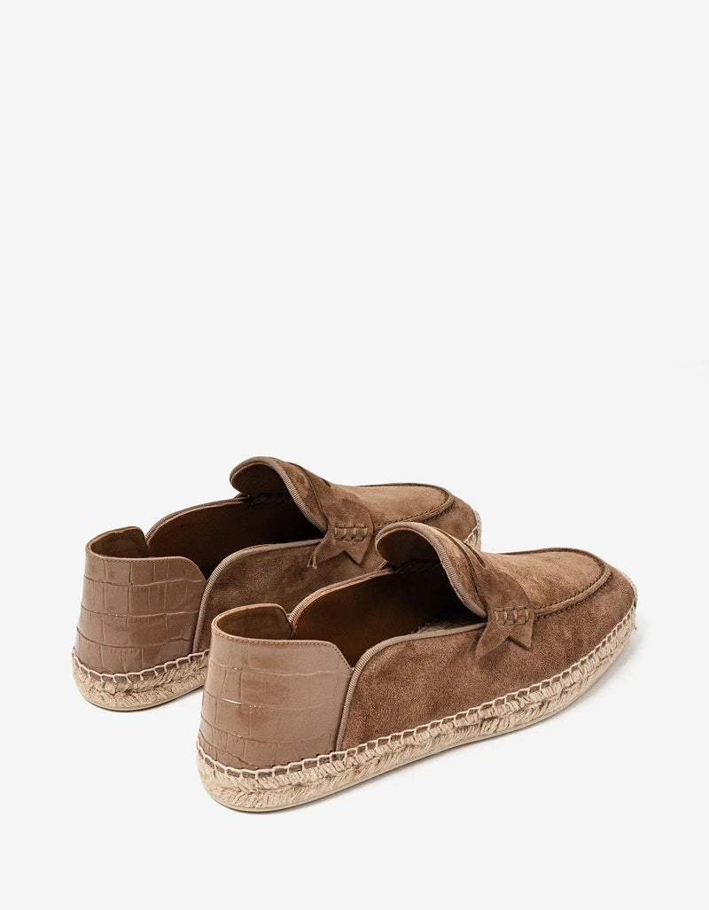 Christian Louboutin Paquepapa No Back Brown Espadrilles