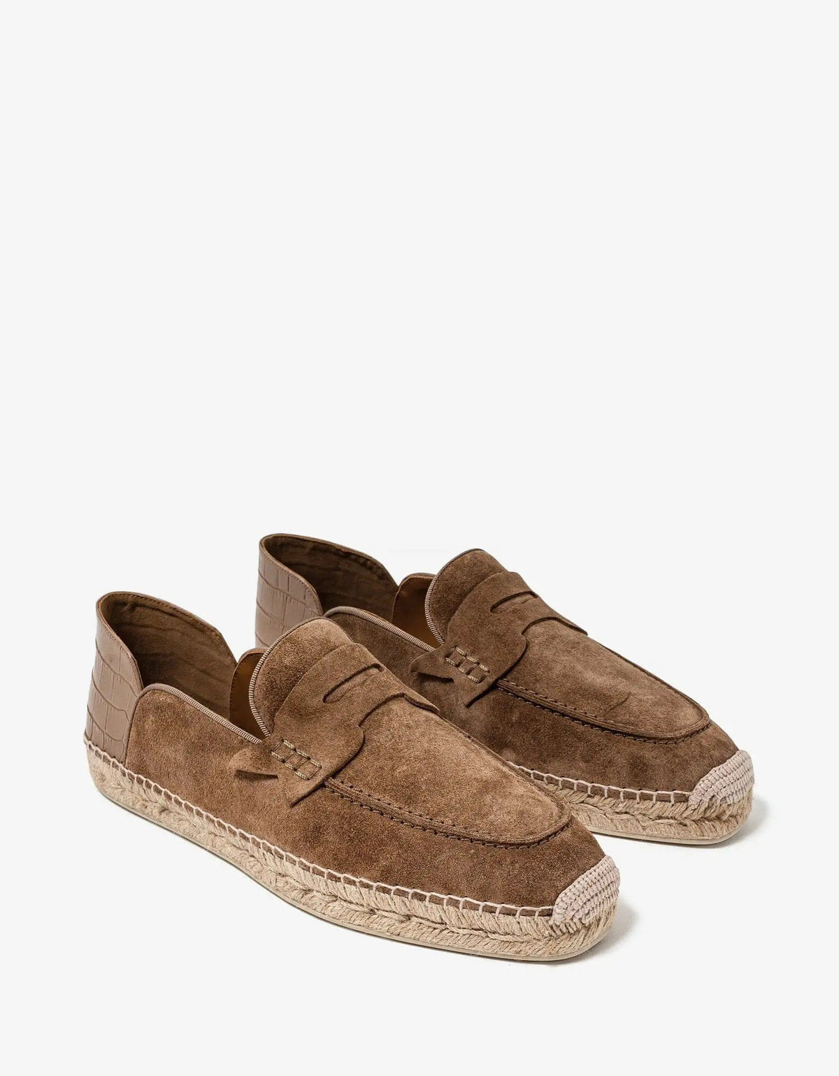 Christian Louboutin Paquepapa No Back Brown Espadrilles