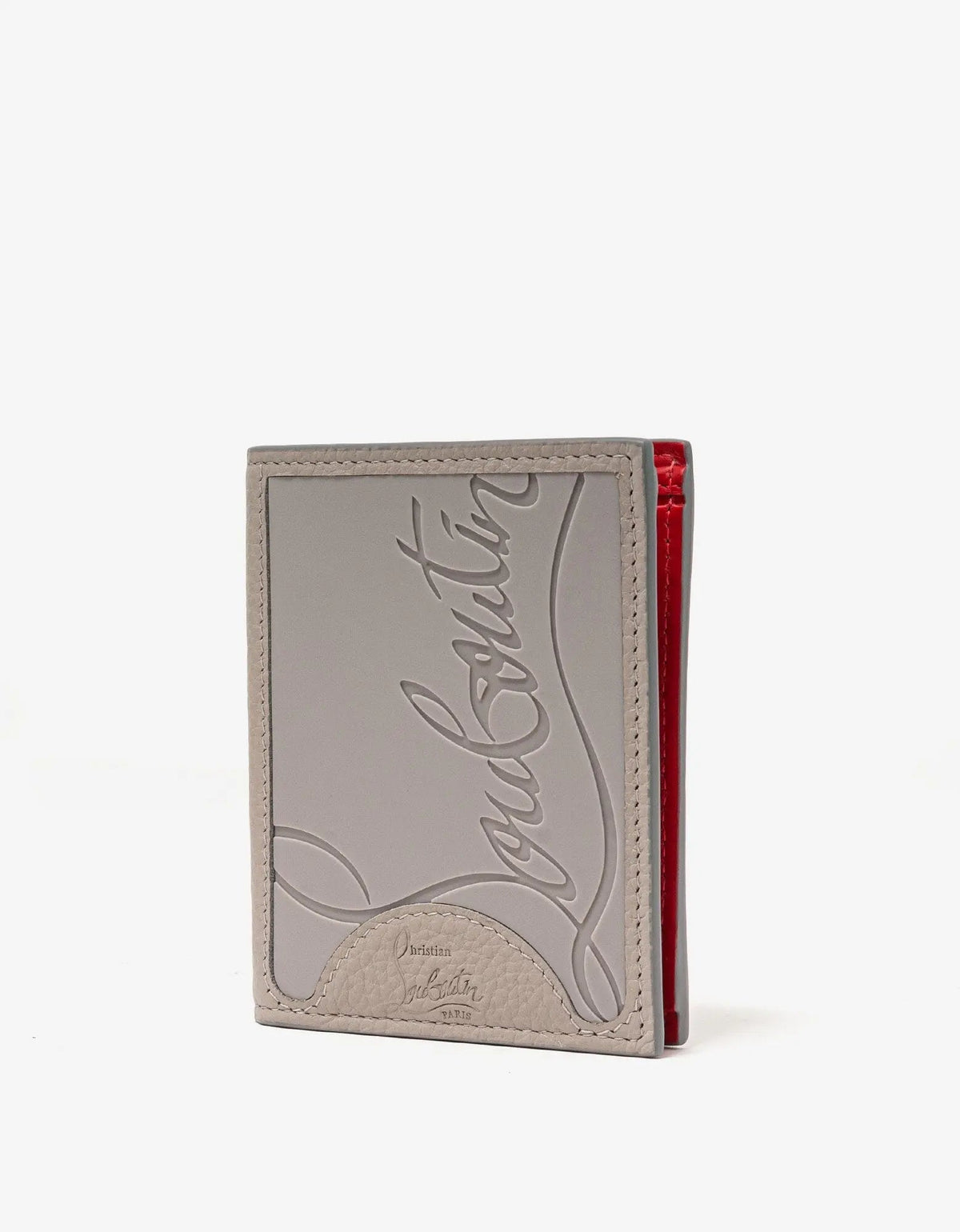 Christian Louboutin Paros Sneaker Sole Light Grey Wallet