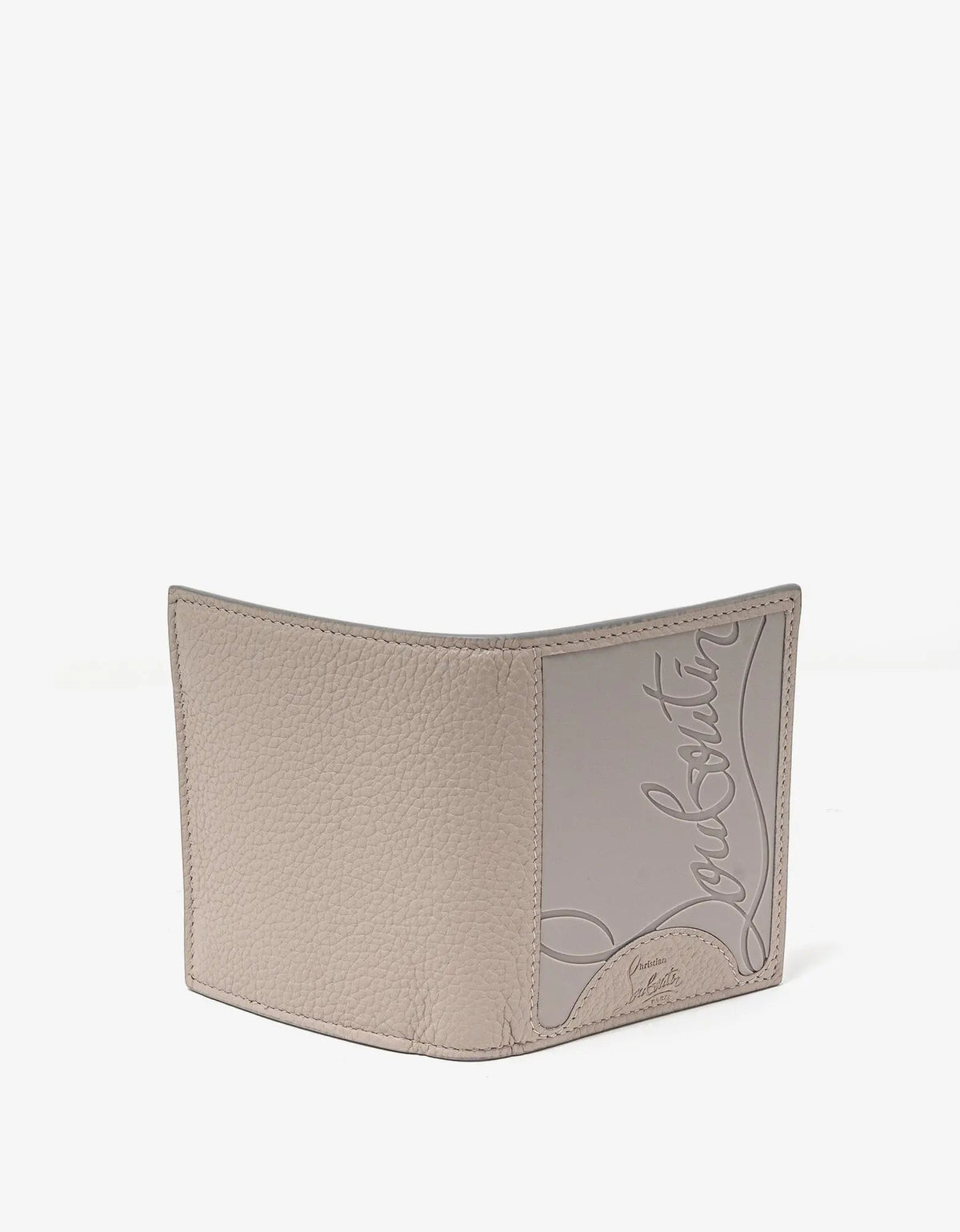 Christian Louboutin Paros Sneaker Sole Light Grey Wallet