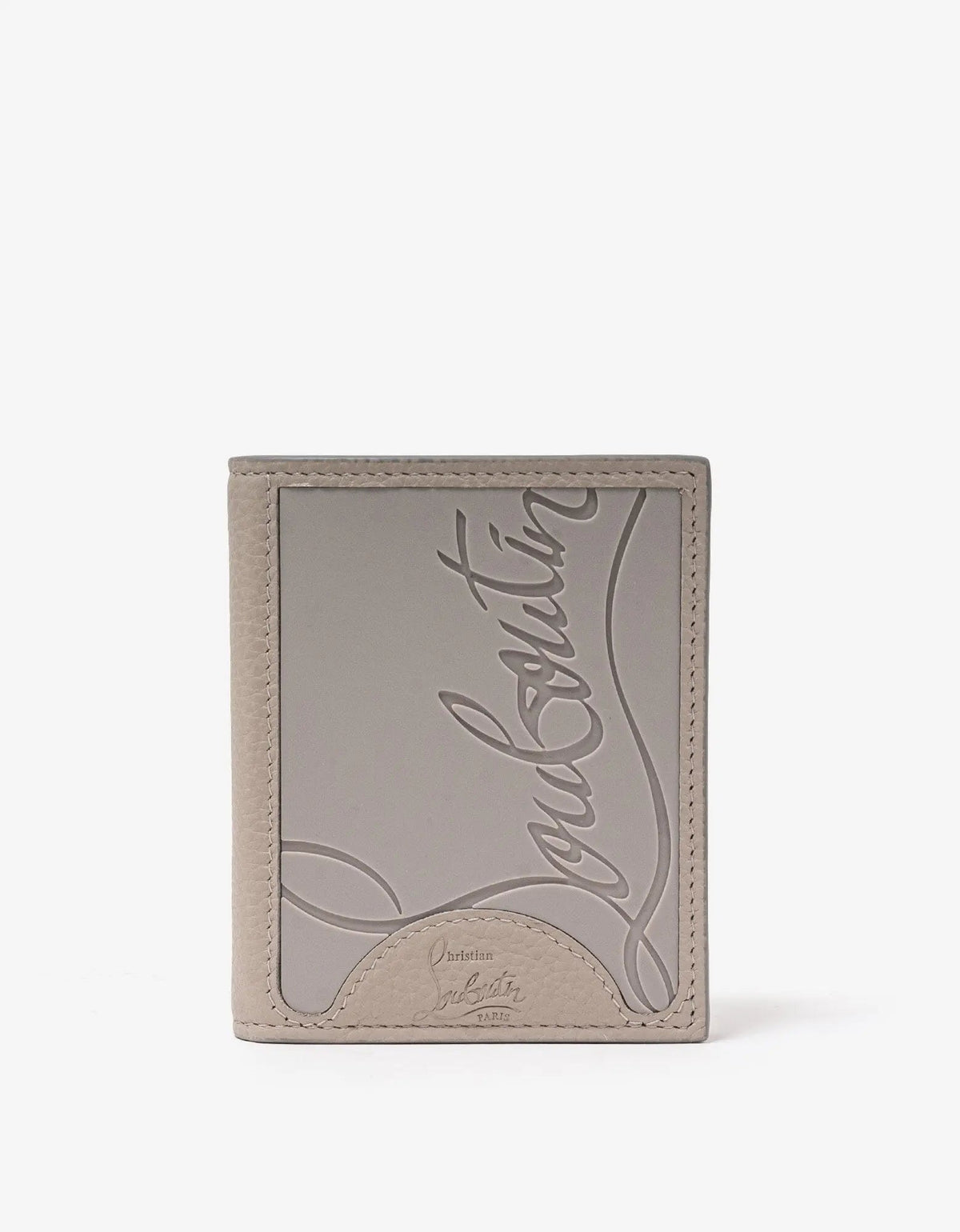 Christian Louboutin Paros Sneaker Sole Light Grey Wallet