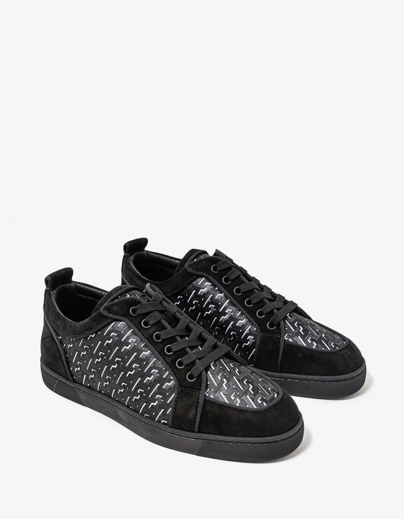 Christian Louboutin - Rantulow Black Techno CL Trainers -