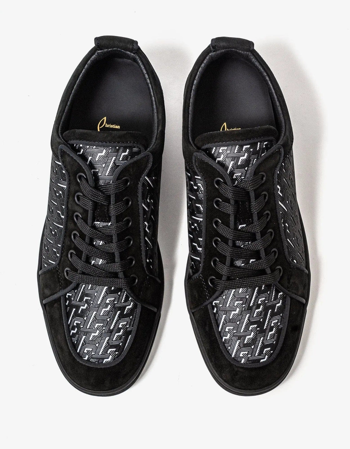 Christian Louboutin - Rantulow Black Techno CL Trainers -