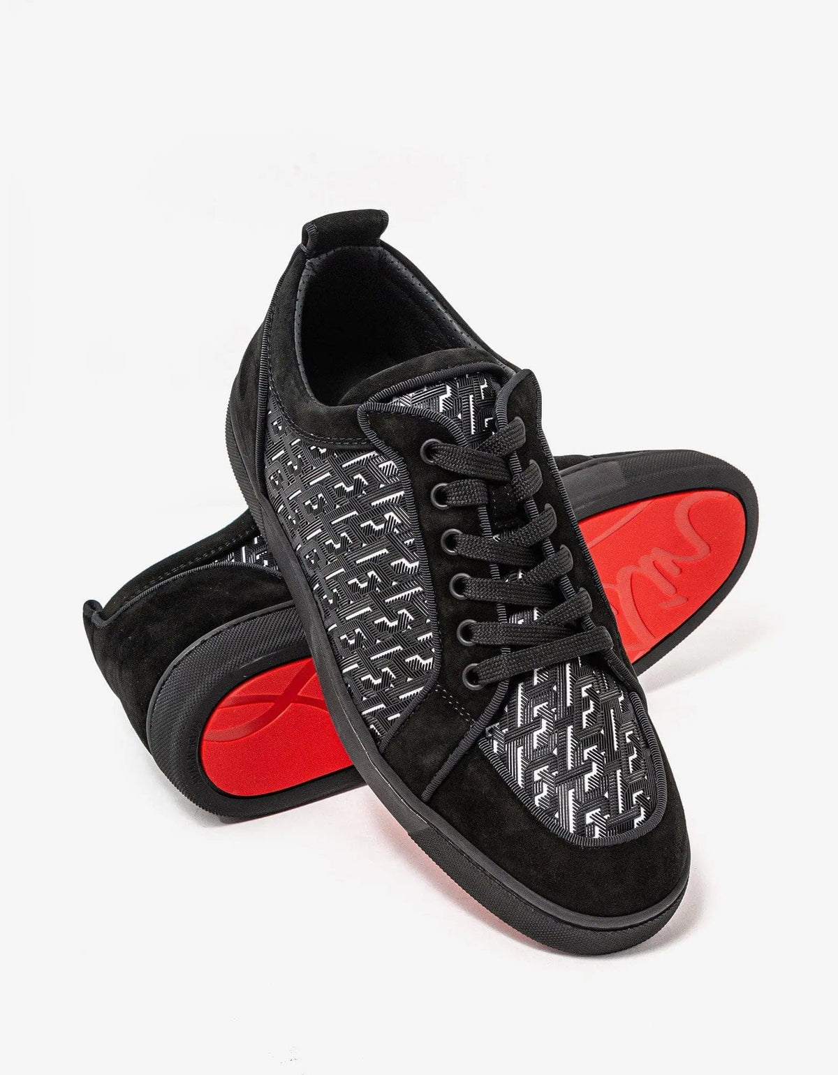 Christian Louboutin Rantulow Black Techno CL Trainers -