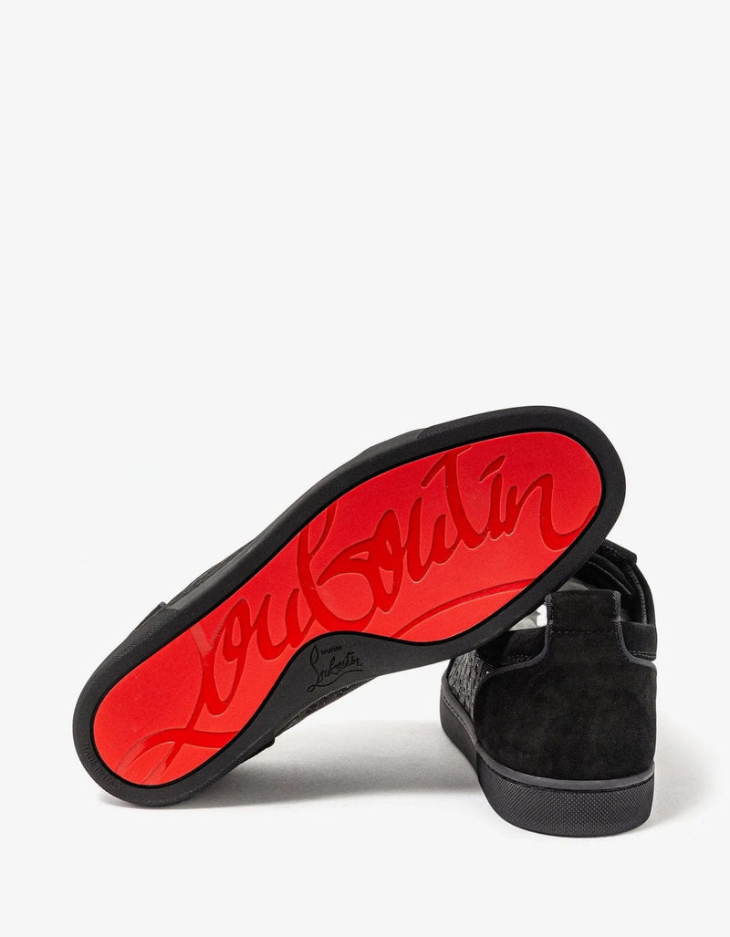 Christian Louboutin Rantulow Black Techno CL Trainers -