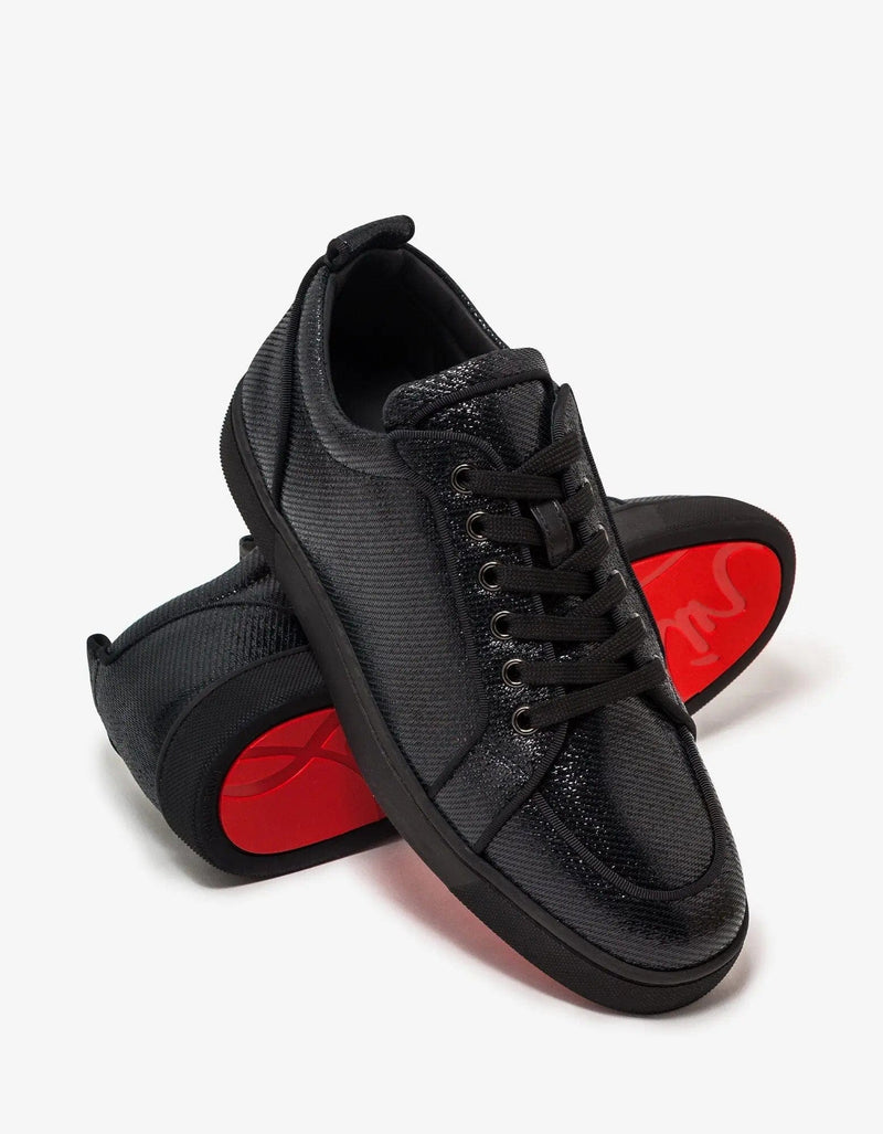 Christian Louboutin Rantulow Grosgrain Trim Jacquard Trainers