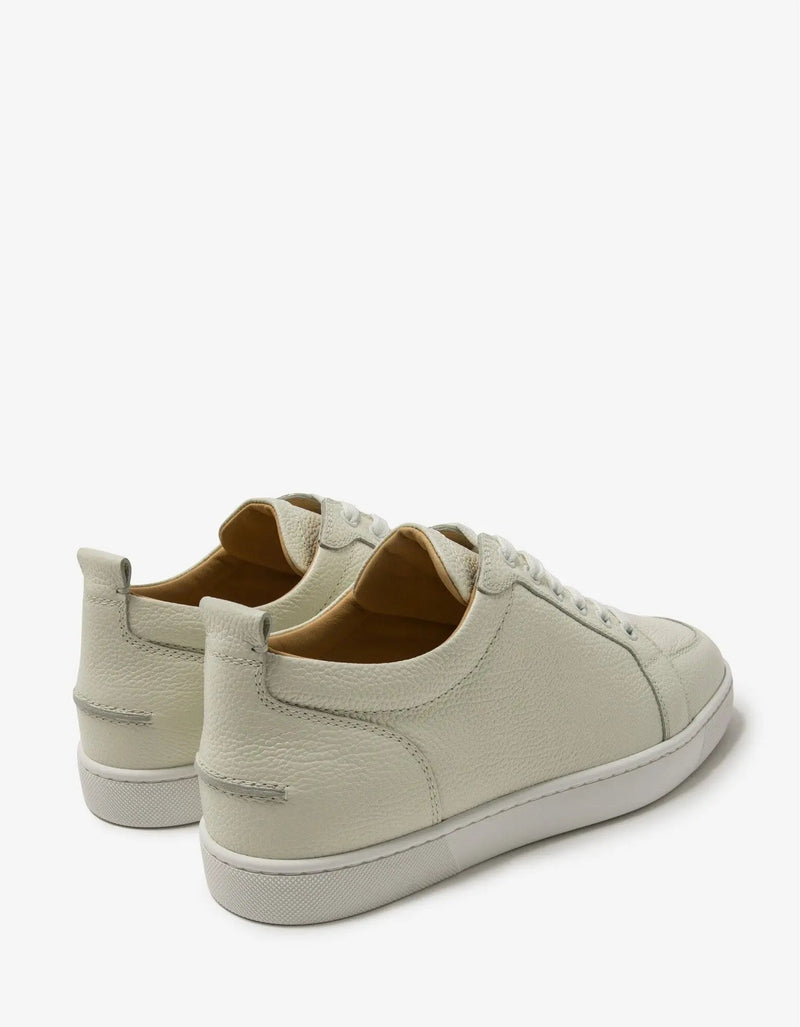 Christian Louboutin - Rantulow Latte Grain Leather Trainers -