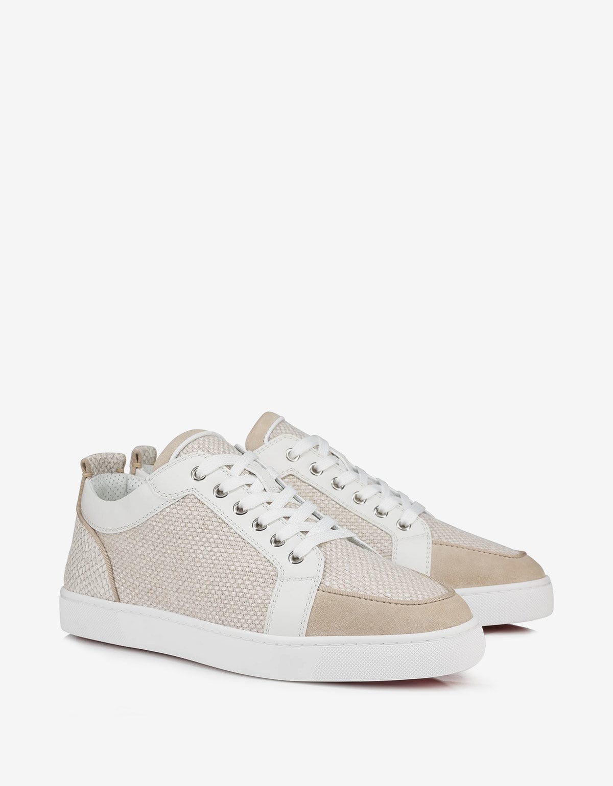 Christian Louboutin Rantulow Natural Brown Trainers