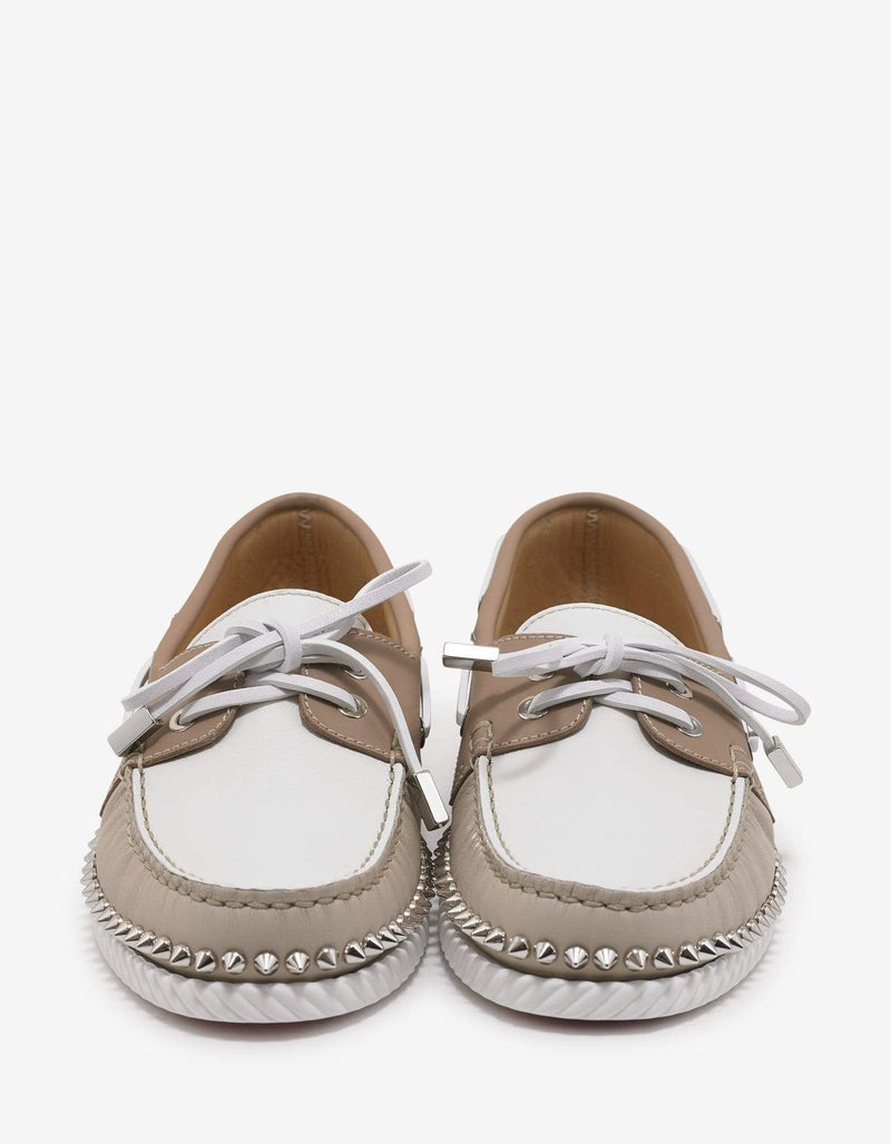 Christian Louboutin Steckel Colombe Beige Boat Shoes