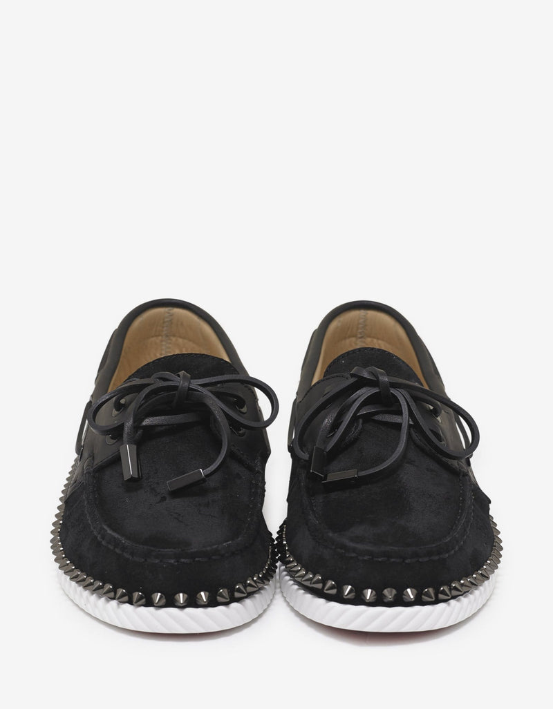 Christian Louboutin Steckel Flat Crosta Wax Boat Shoes