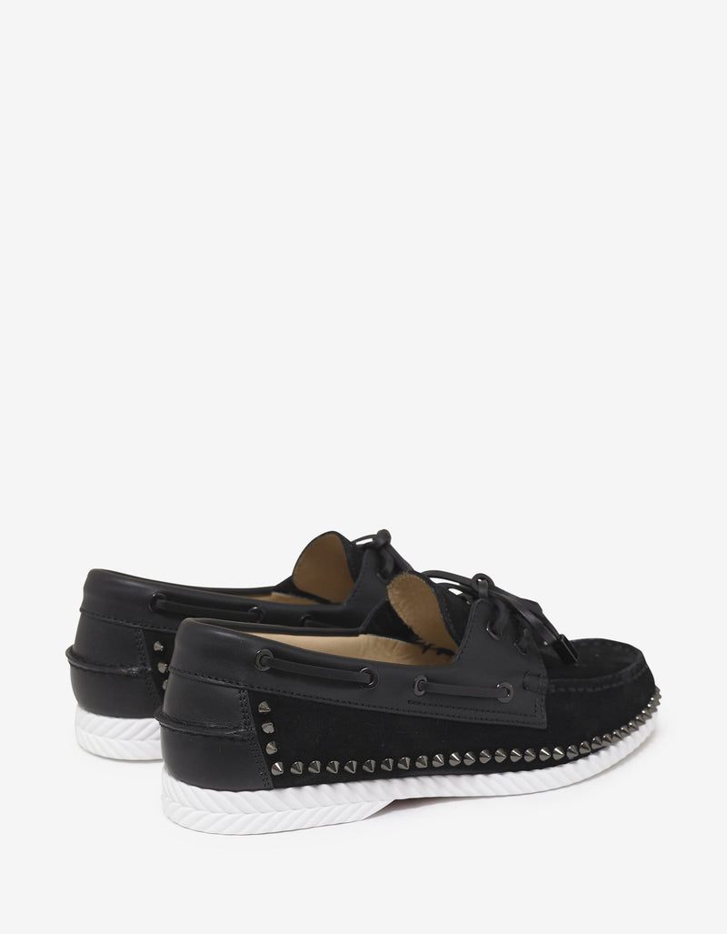 Christian Louboutin Steckel Flat Crosta Wax Boat Shoes