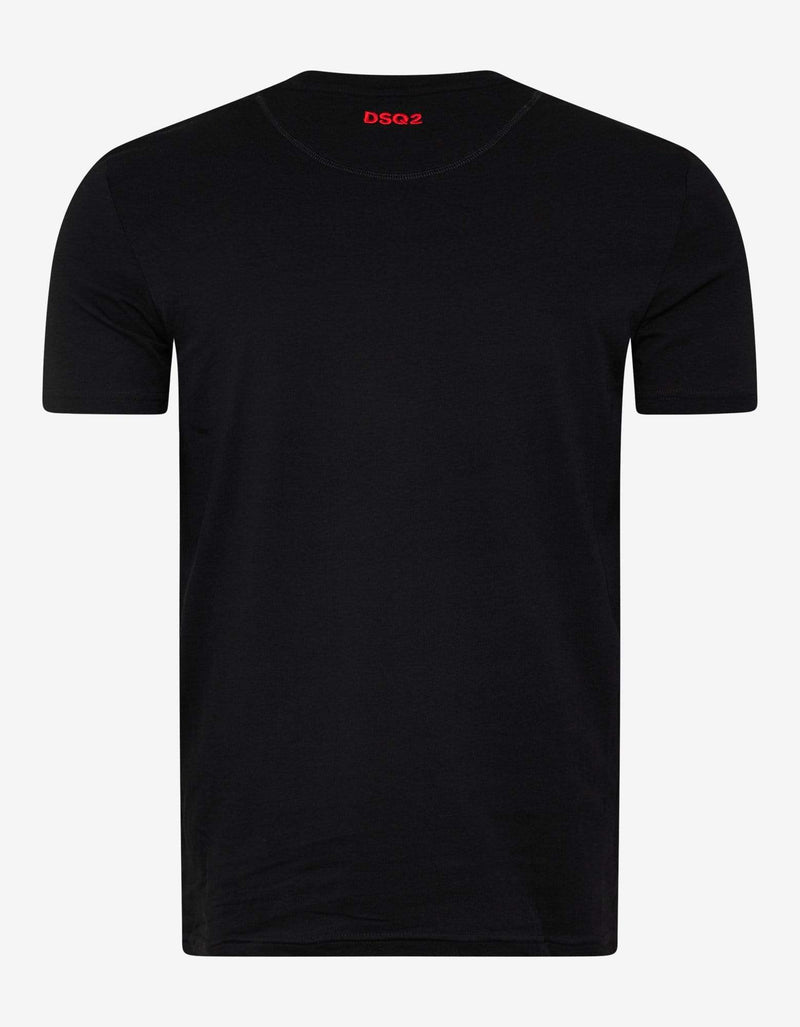 Dsquared2 Black DSQ2 Yoke T-Shirt