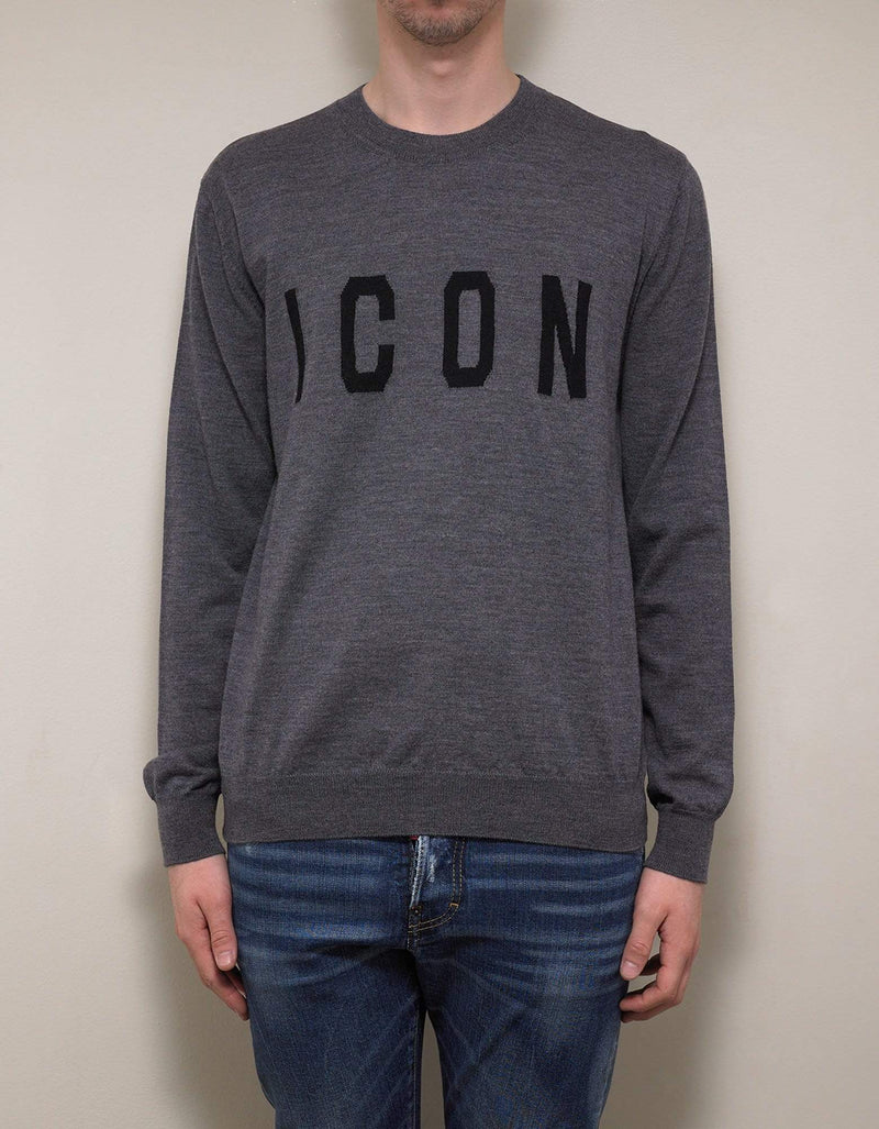 Dsquared2 Grey Icon Sweater