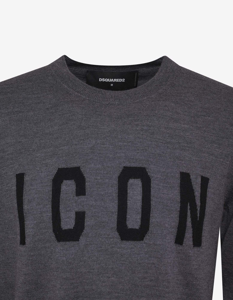 Dsquared2 Grey Icon Sweater