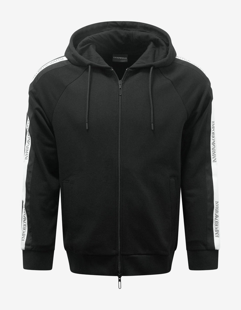 Emporio Armani Black Logo Band Tracksuit