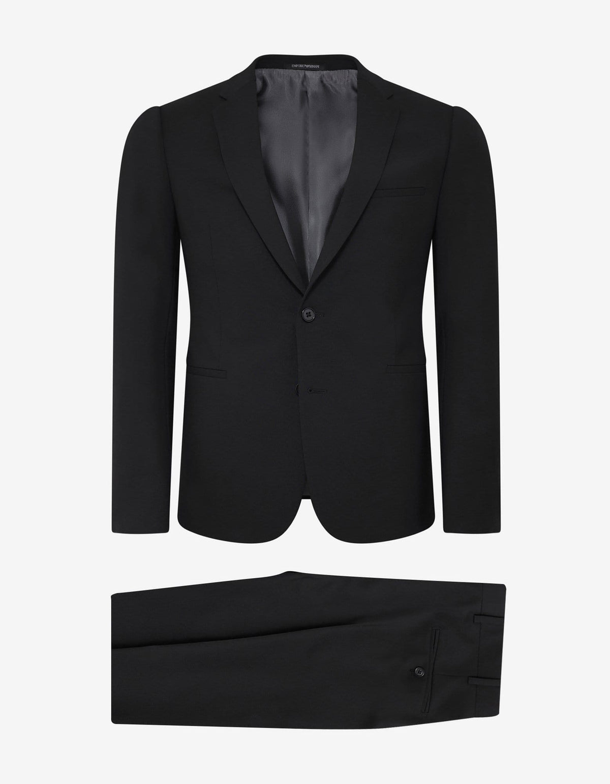 Emporio Armani Black Two-Piece Formal Suit