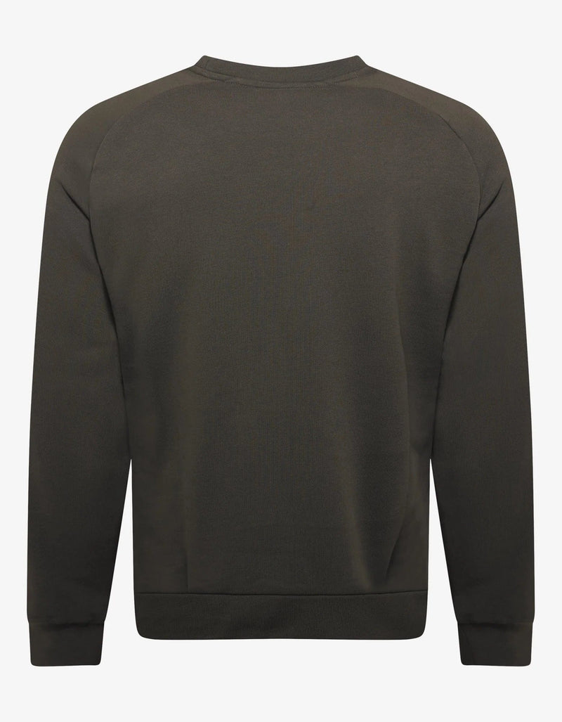 Emporio Armani Khaki Eagle Logo Patch Sweatshirt