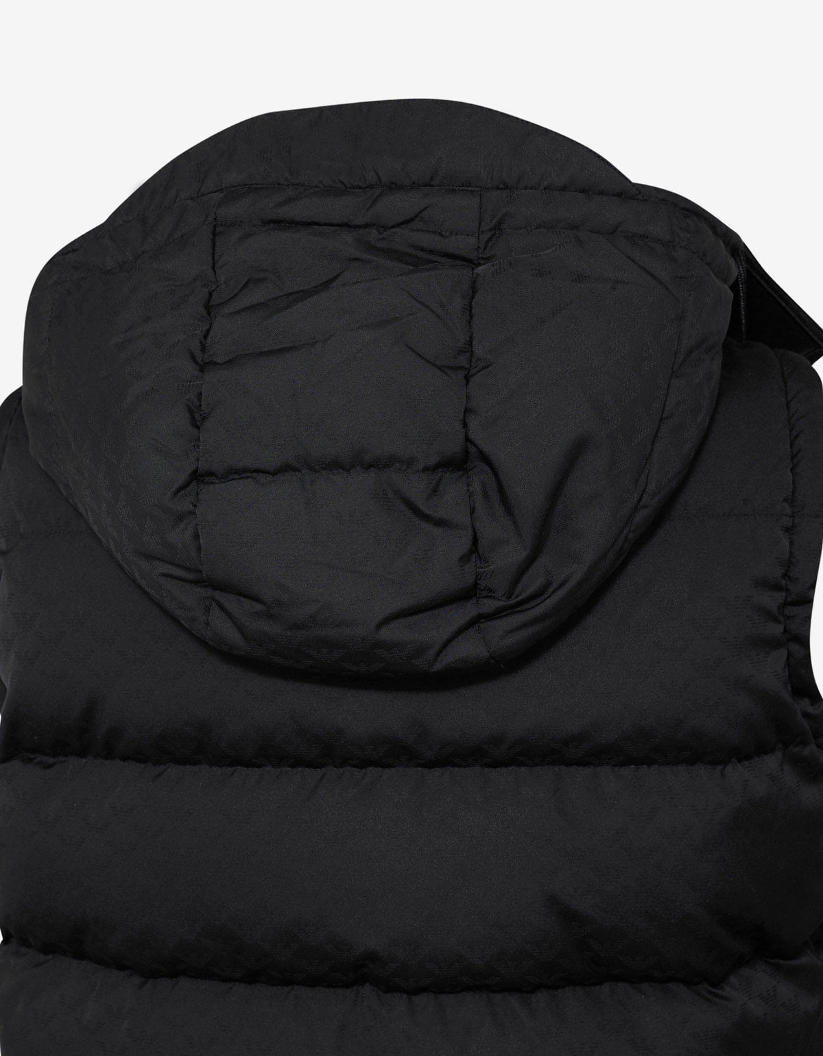 Emporio Armani Navy Blue Eagle Jacquard Down Jacket