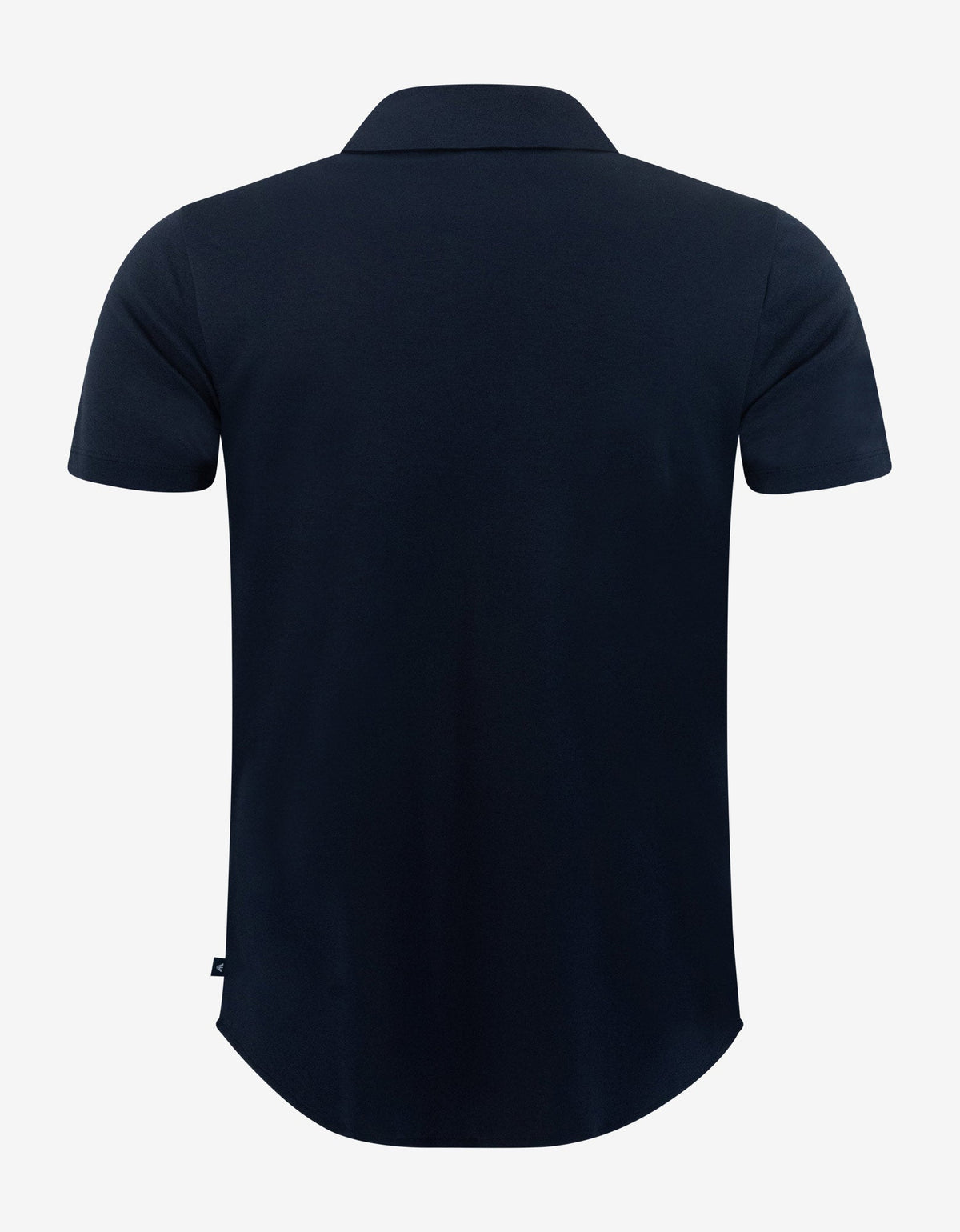 Emporio Armani Navy Blue Jersey Cotton Short Sleeve Shirt