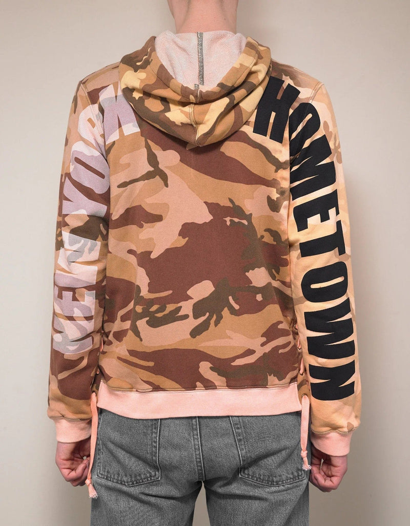 Faith Connexion Kappa Orange Camo Laced Hoodie